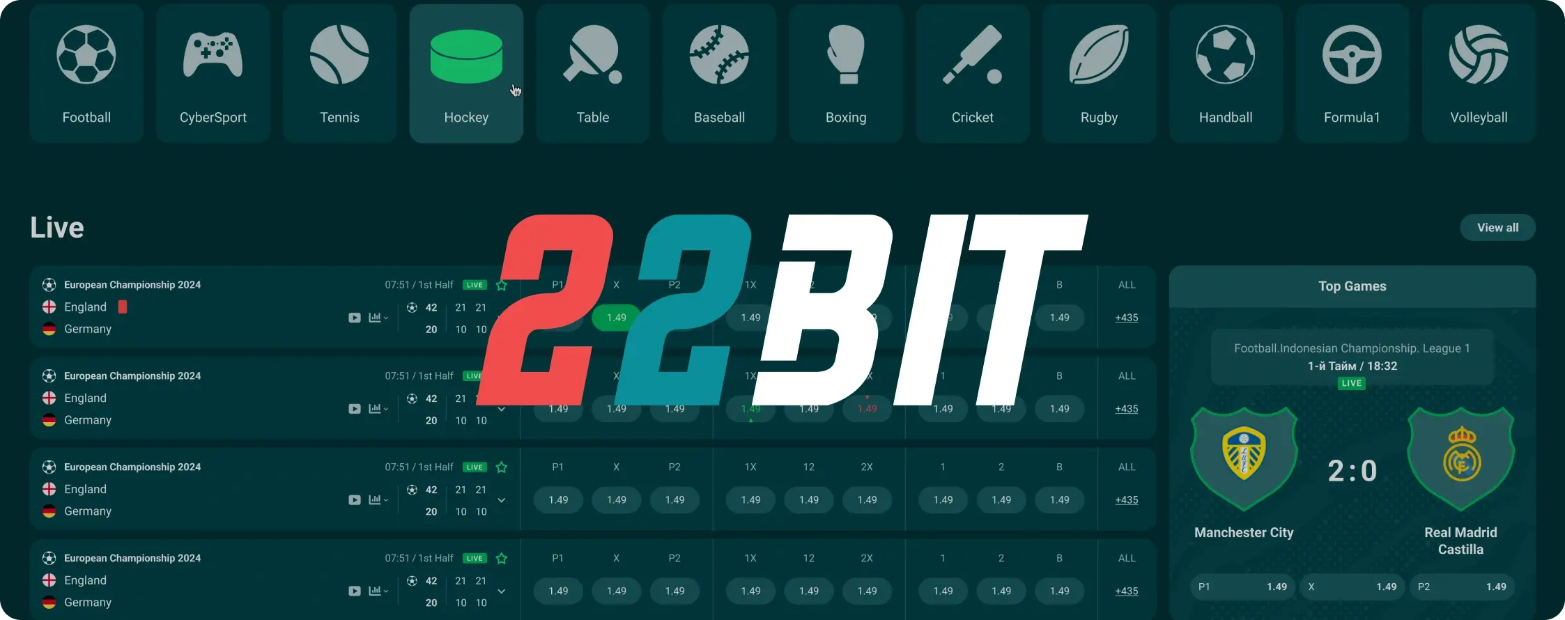 22Bit Sportfogadás